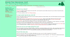 Desktop Screenshot of davis-tax.com